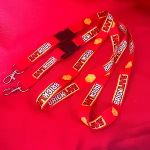 Pair Brick Live Lanyards