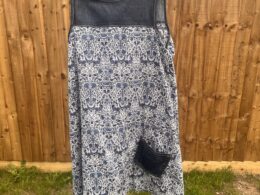 Avoca Anthology Dress with Denim Detail