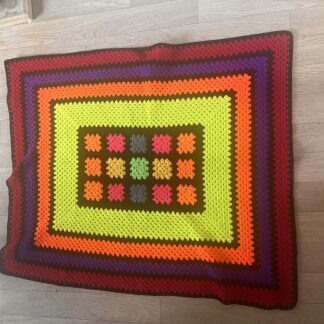 Amazing Fluorescent Crochet Blanket