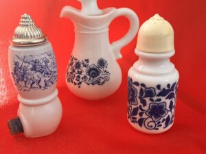 Vintage Avon Milk Glass Perfume Bottles