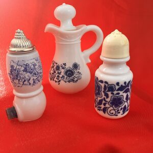 Vintage Avon Milk Glass Perfume Bottles