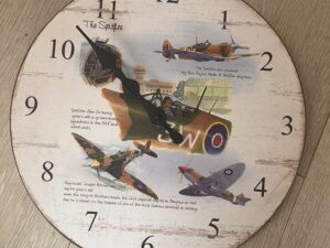 Spitfire Clock