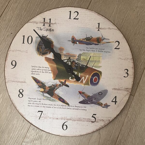 Spitfire Clock