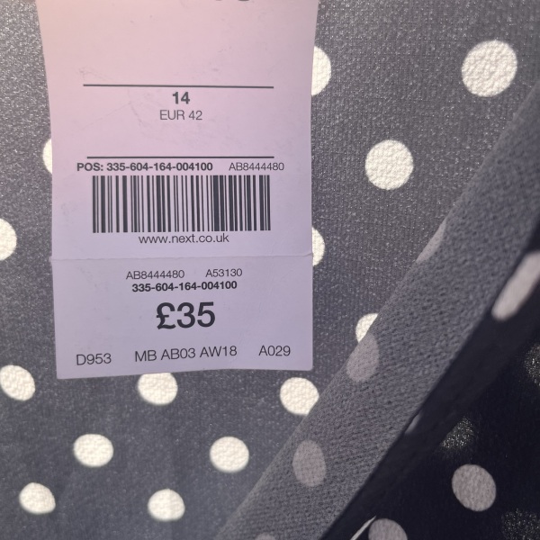 NWT Polka Dot Dress size 14 - Image 3