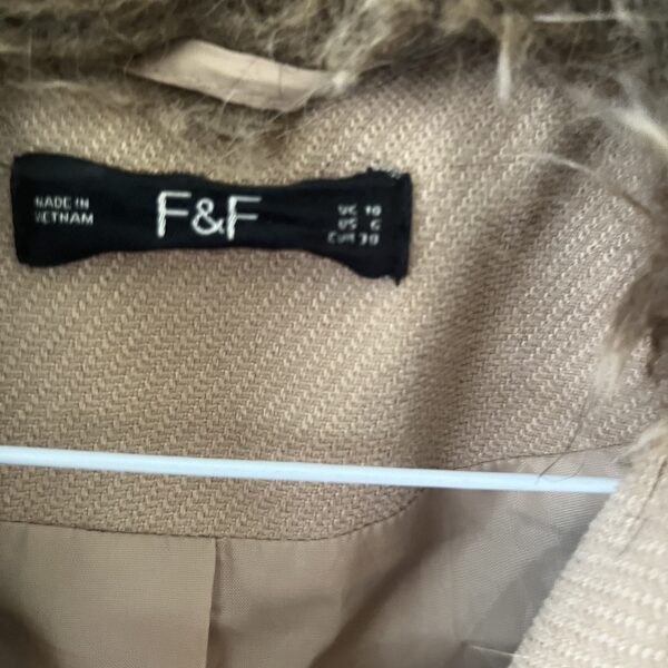 F+F Coat with Fur Trim - Image 4
