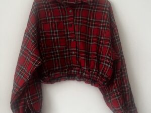 NWOT Tartan Pullover Jacket size 12