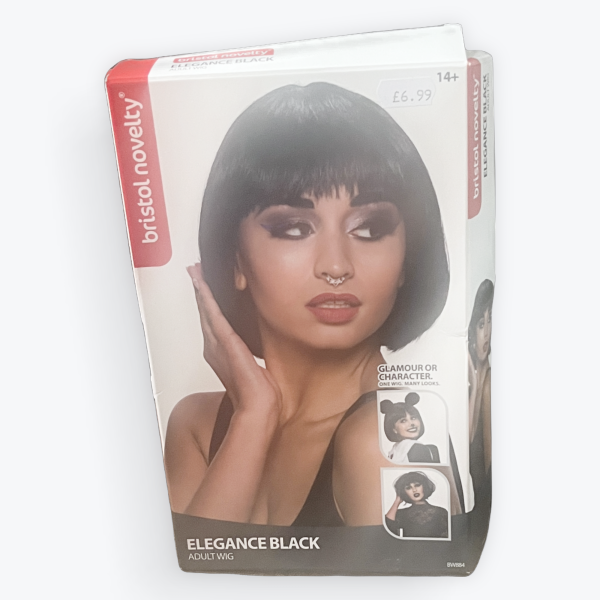 Black Bob Wig new in packet