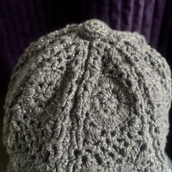 Crochet style peaked hat - Image 2
