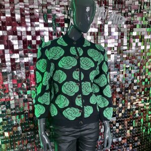 Cabbage Pattern Cardigan - size 12 approx