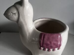 Small Llama Plant Pot