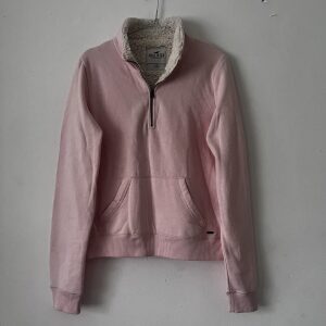 Hollister Pink Pullover Fleece - medium