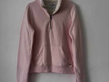 Hollister Pink Pullover Fleece - medium