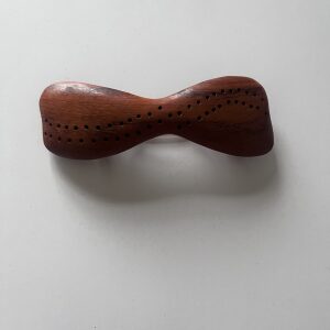 Vintage wooden hair slide clip