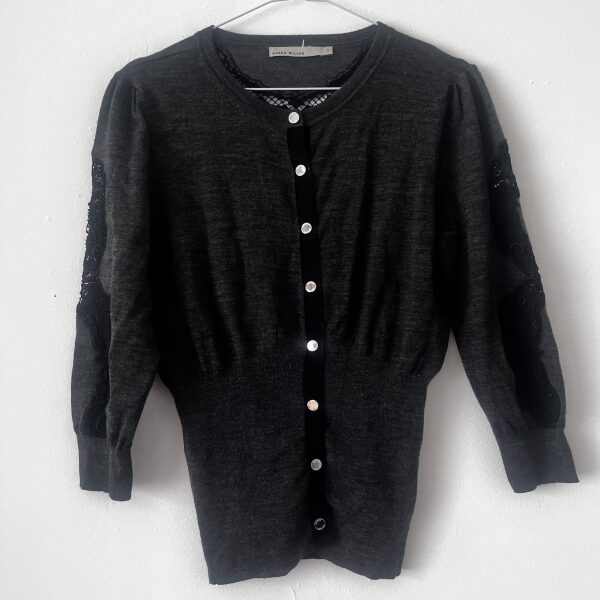 Karen Millen Lace Detail Cardigan - 3/12