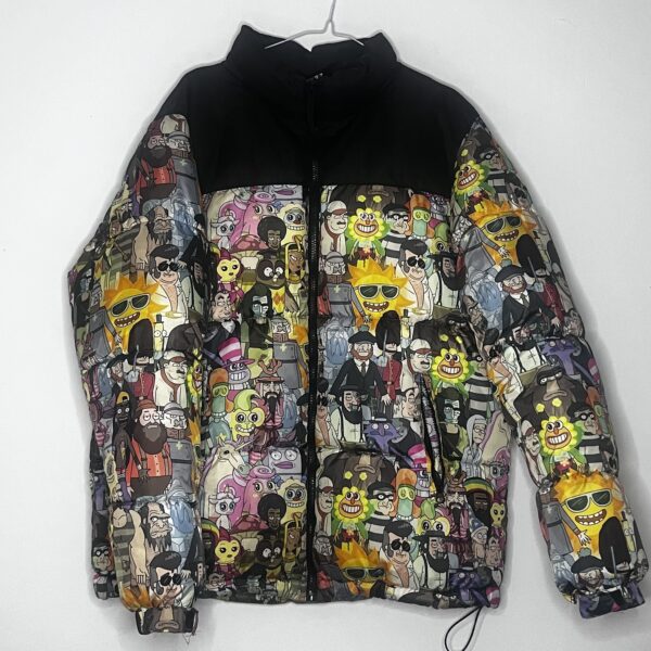 200 Rick and Morty Puffer Jacket - Pull & Bear - Large