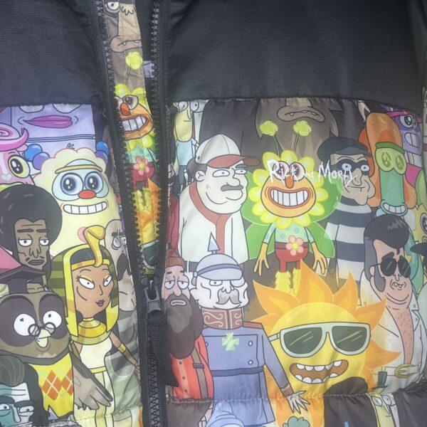 200 Rick and Morty Puffer Jacket - Pull & Bear - Large - Image 3