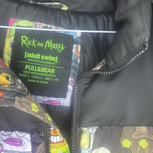 200 Rick and Morty Puffer Jacket - Pull & Bear - Large - Image 2