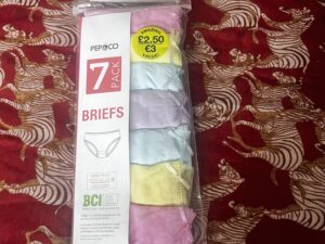 3/4 Years 7 Pack of Briefs