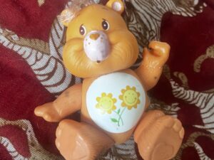 Vintage 1980s Care Bear Friend Bear PVC Figure