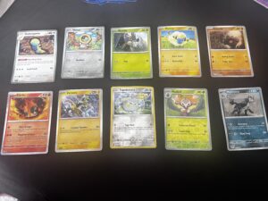 Job Lot 10 Pokemon Cards Lot 6