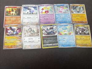 Job Lot 10 Pokemon Cards Lot 2