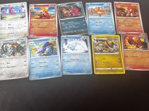 Job Lot 10 Pokemon Cards Lot 3