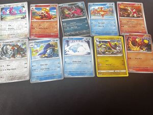 Job Lot 10 Pokemon Cards Lot 3