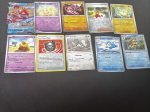 Job Lot 10 Pokemon Cards Lot 4