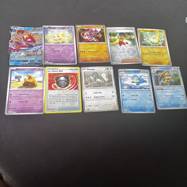 Job Lot 10 Pokemon Cards Lot 4