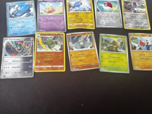 Job Lot 10 Pokemon Cards Lot 1
