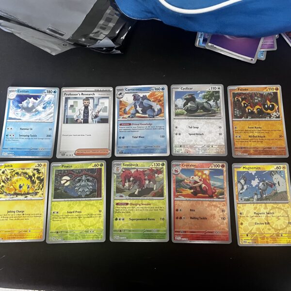 Job Lot 10 Pokemon Cards Lot 7