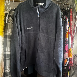 Blue Columbia Zip Fleece - large