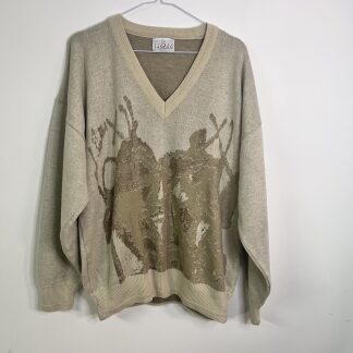 Pierre Sangan Jumper V Neck Size 2XL