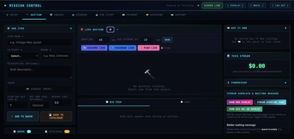 Mission Control screenshot